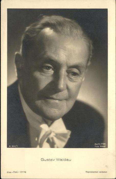 Verlag Film-Foto-Verlag Nr. Gustav Waldau A 3687/1