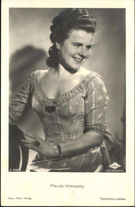 Verlag Film-Foto-Verlag Nr. Paula Wessely A 3706/2