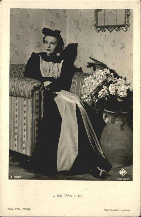 Verlag Film-Foto-Verlag Nr. Jlse Werner A 3588/1