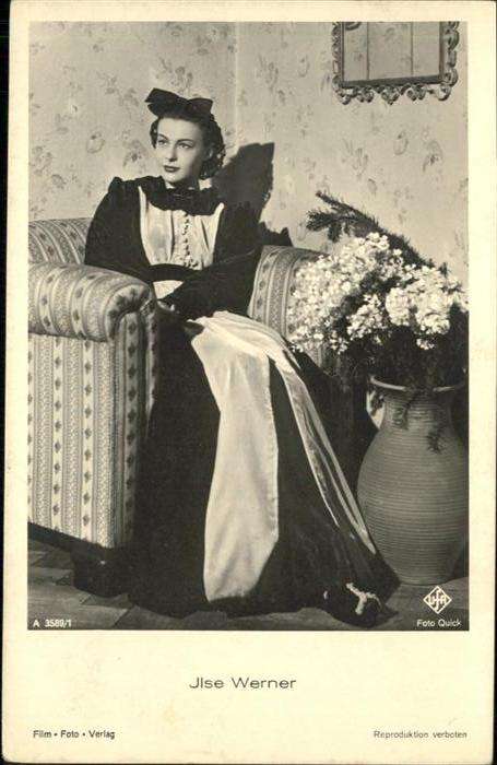 Verlag Film-Foto-Verlag Nr. Jlse Werner A 3588/1