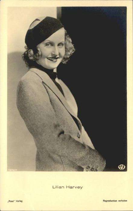 Verlag Ross Nr. Lilian Harvey Hutmode 7678/1
