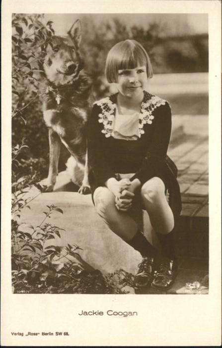 Verlag Ross Nr. Jackie Coogan Hund 1040/1