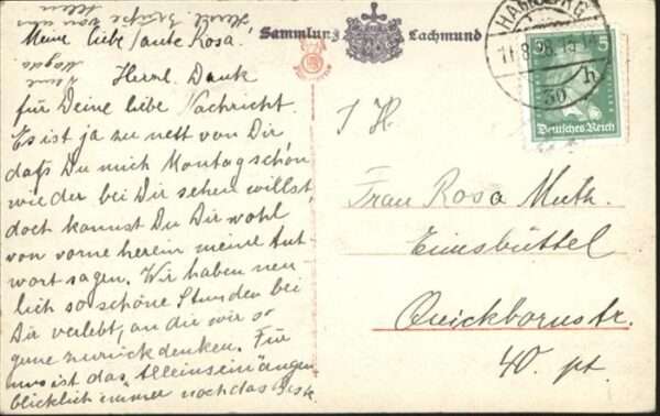 Verlag Ross Nr. Hanni Weisse – Bild 2