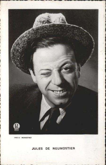 Schauspieler Jules de Neumostier Humode