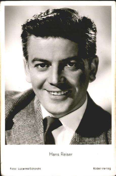 Schauspieler Hans Reiser Rüdel Verlag