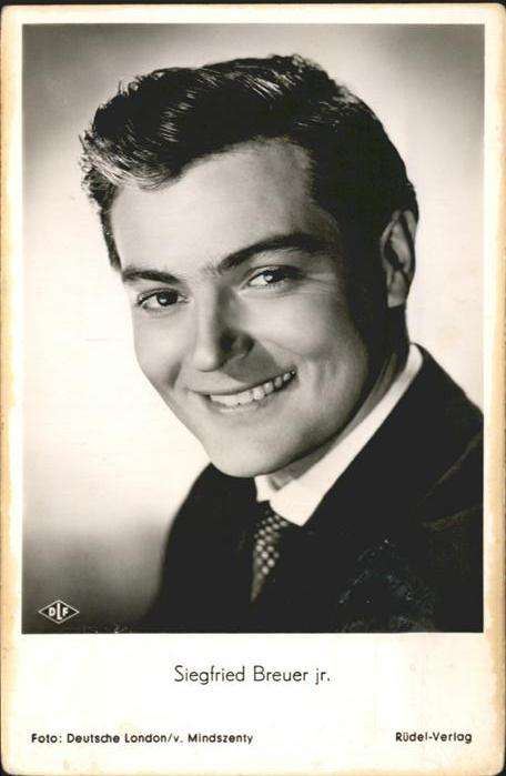 Schauspieler Siegfried Breuer jr. Rüdel Verlag