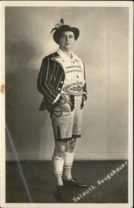 Schauspieler Helmuth Neugebauer Tracht
