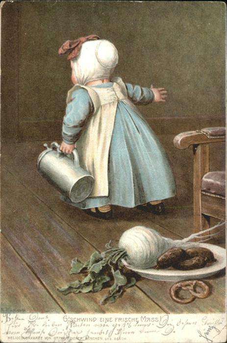 Baby Nursery Bebe Tracht Bierkrug Radieschen Brezel