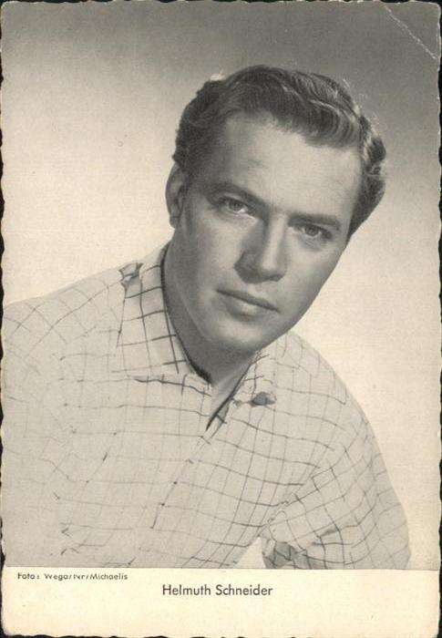 Schauspieler Helmuth Schneider