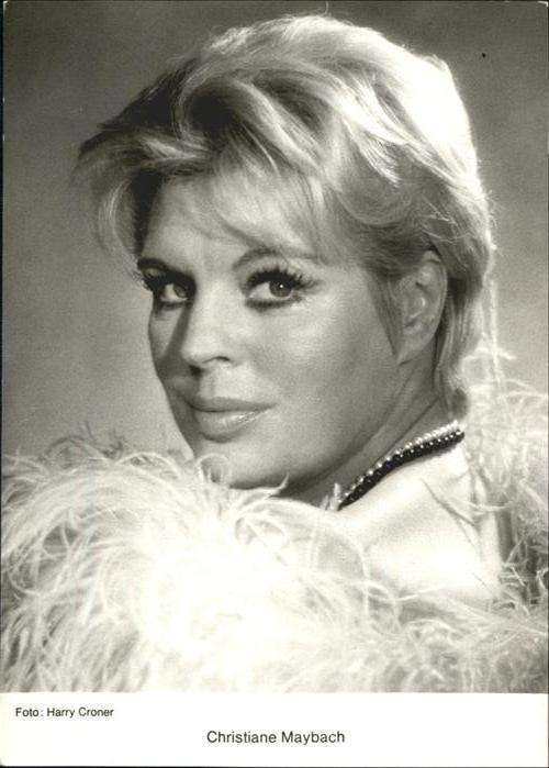 Schauspieler Christiane Maybach