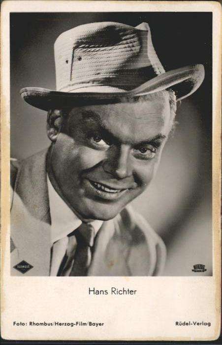 Schauspieler Hans Richter Hutmode Rüdel-Verlag Cuba