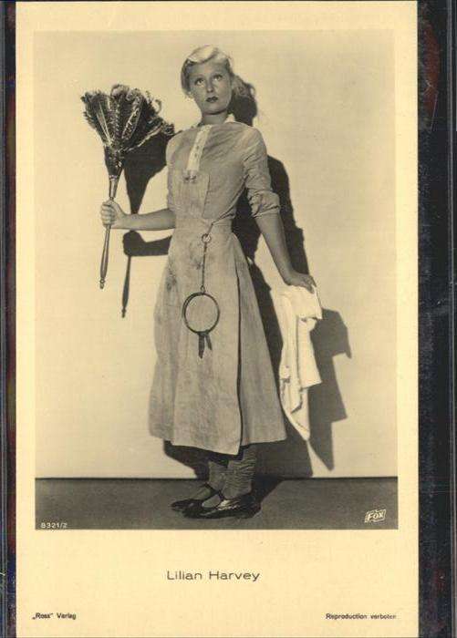 Verlag Ross Nr. Lilian Harvey 8321/2 Dienstmädchen