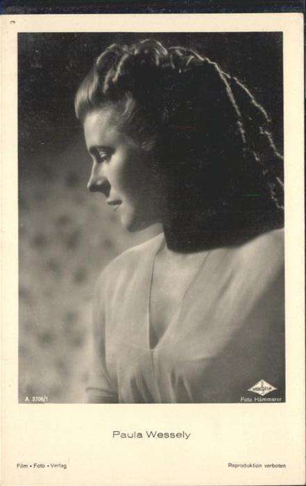 Verlag Film-Foto-Verlag Nr. Paula Wessely A 3706/1
