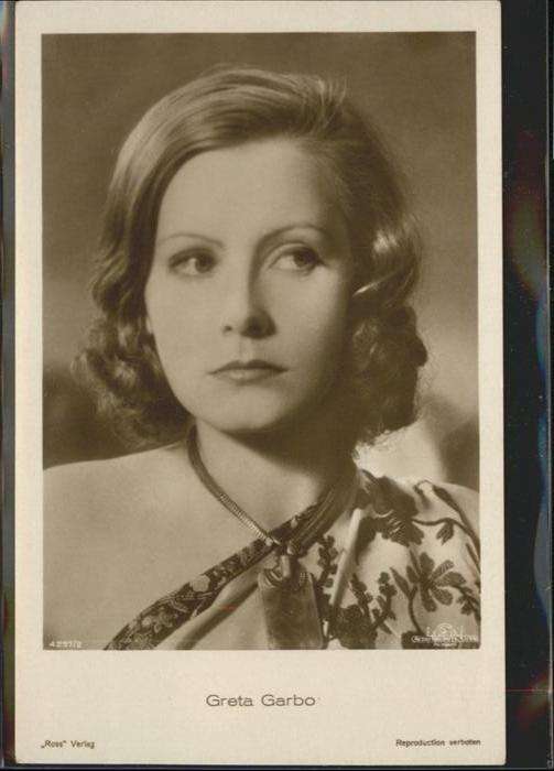 Verlag Ross Nr. Greta Garbo 4257/2