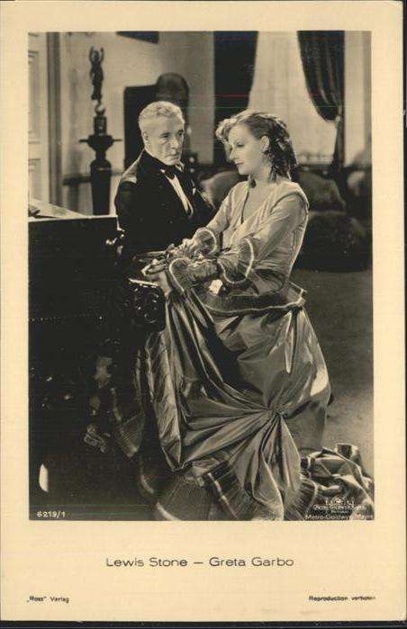 Verlag Ross Nr. Lewis Stone Greta Garbo Klavier 6219/1