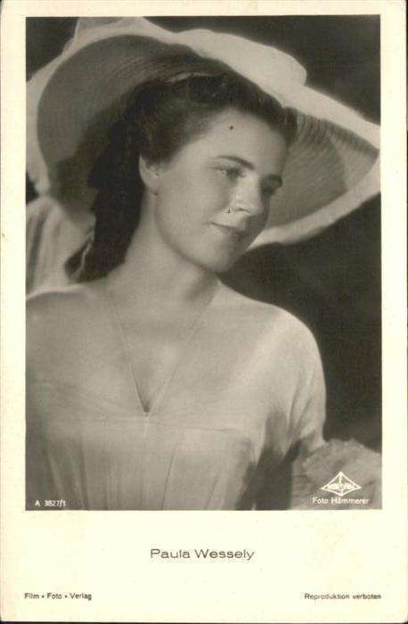 Verlag Film-Foto-Verlag Nr. Paula Wessely Hutmode A 3827/1