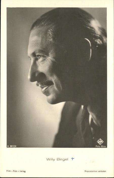 Verlag Film-Foto-Verlag Nr. Willy Birgel A 3617/2