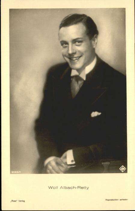 Verlag Ross Nr. Wolf Albach-Retty 6469/1