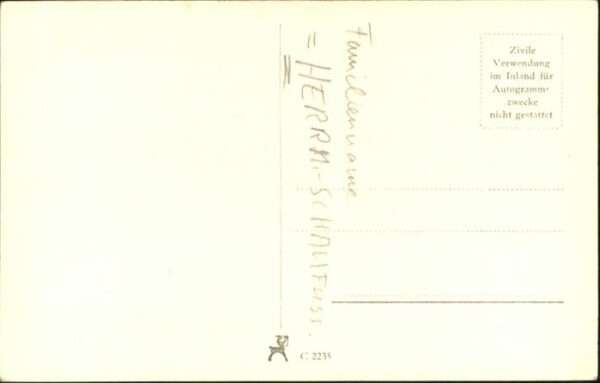 Verlag Film-Foto-Verlag Nr. Hanns Herrmann-Schaufuss A 3676/1 – Bild 2