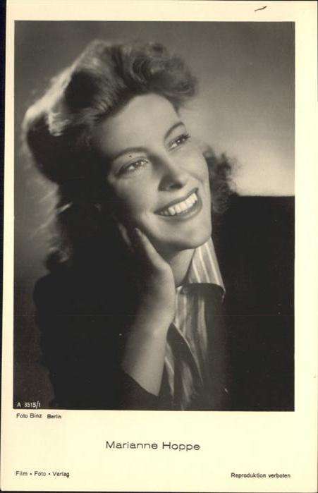 Verlag Film-Foto-Verlag Nr. Marianne Hoppe A 3515/1