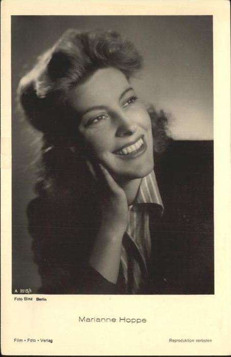 Verlag Film-Foto-Verlag Nr. Marianne Hoppe A 3515/1