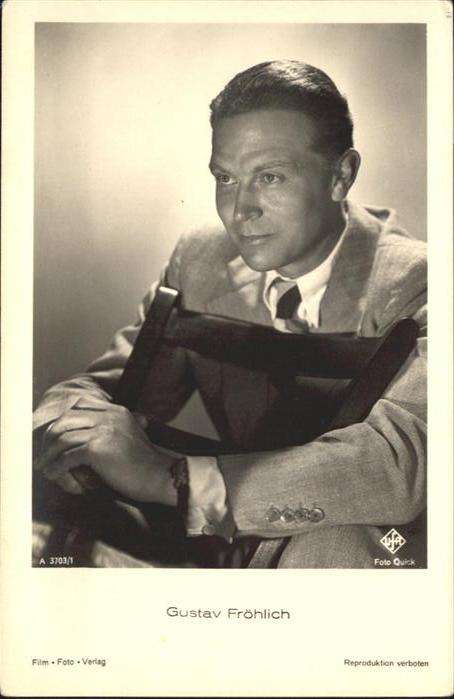 Verlag Film-Foto-Verlag Nr. Gustav Fröhlich A 3703/1