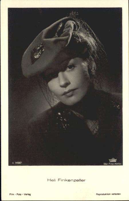 Verlag Film-Foto-Verlag Nr. Heli Finkenzeller Hutmode A 3958/1