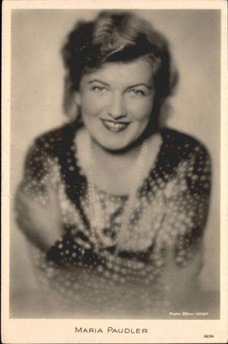 Schauspieler Maria Paudler