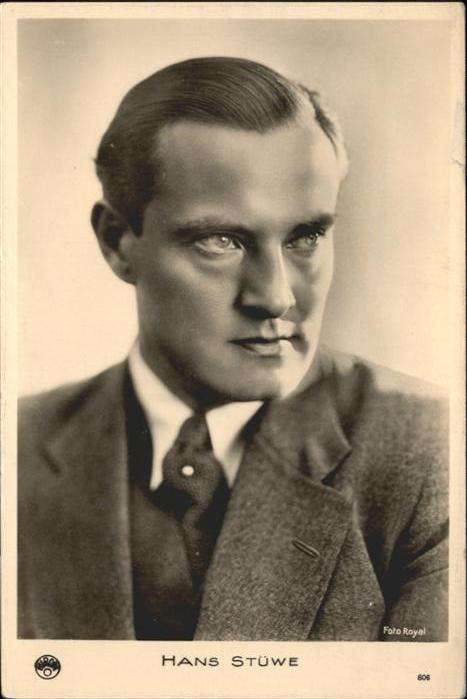 Schauspieler Hans Stüwe