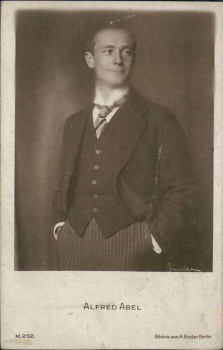 Schauspieler Alfred Abel K 292