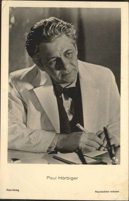 Verlag Ross Nr. Paul Hörbiger A 3337/2