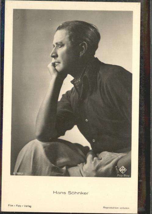 Verlag Film-Foto-Verlag Nr. Hans Söhnker A 3651/1
