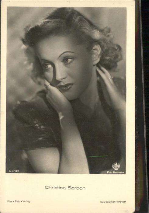 Verlag Film-Foto-Verlag Nr. Christina Sorbon A 3710/1