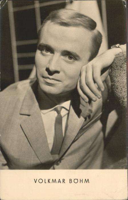 Schauspieler Volkmar Böhm
