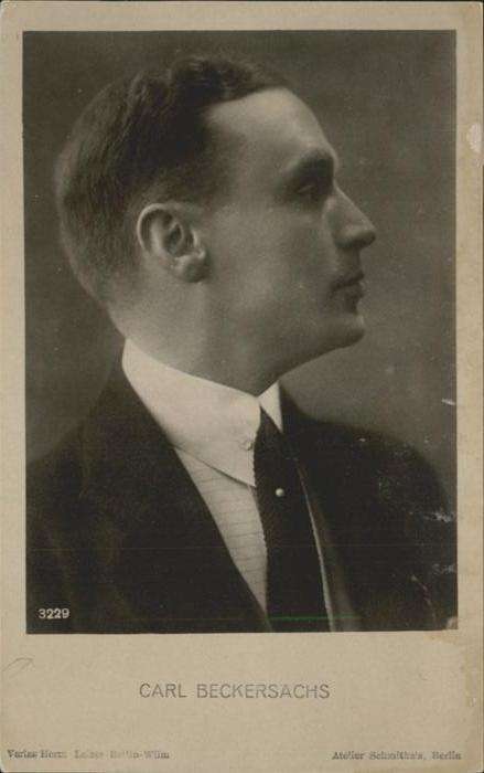 Schauspieler Carl Beckersachs 3229