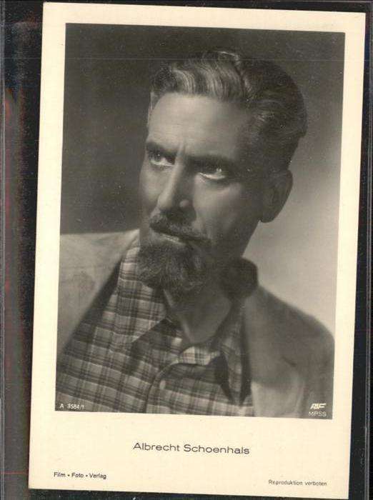 Verlag Film-Foto-Verlag Nr. Albrecht Schoenhals A 3584/1