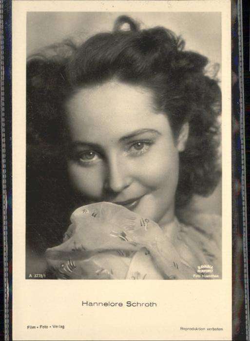 Verlag Film-Foto-Verlag Nr. Hannelore Schroth A 3778/1
