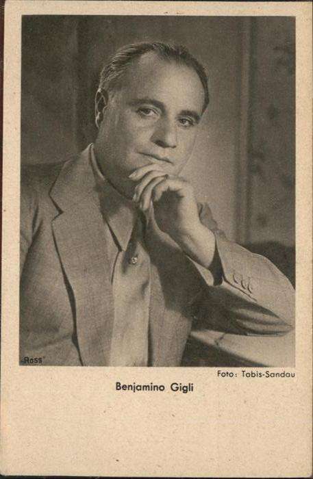 Verlag Ross Nr. Benjamino Gigli