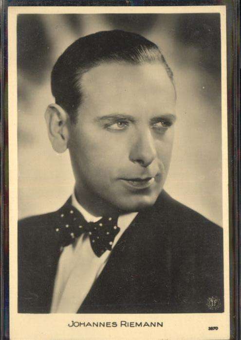 Schauspieler Johannes Riemann