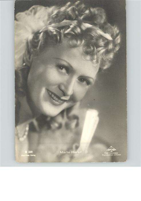 Verlag Film-Foto-Verlag Nr. Marte Harell G 220
