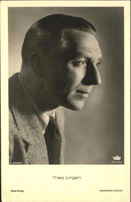 Verlag Ross Nr. Theo Lingen A 2765/1