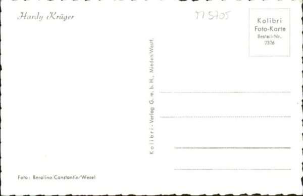 Schauspieler Hardy Krüger – Bild 2
