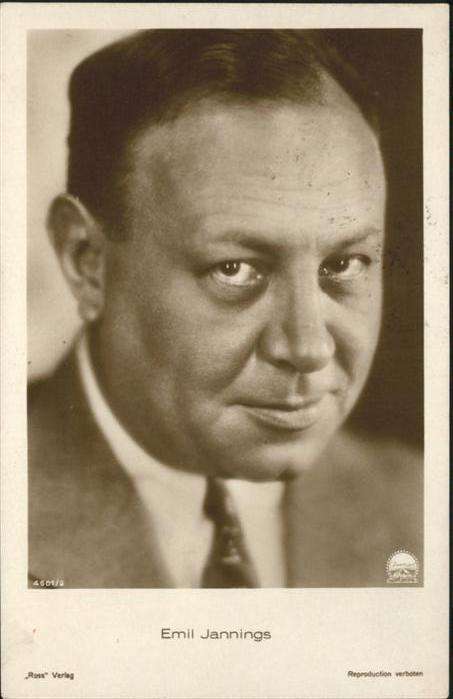 Verlag Ross Nr. Emil Jannings 4601/2