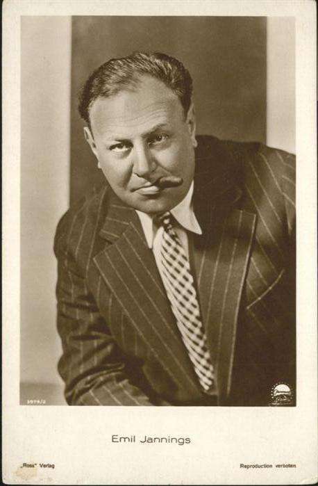 Verlag Ross Nr. Emil Jannings Zigarre 3979/2