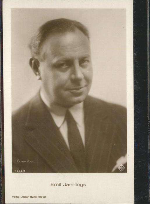 Verlag Ross Nr. Emil Jannings 1266/1