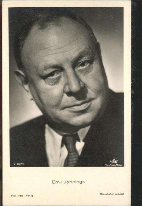 Verlag Film-Foto-Verlag Nr. Emil Jannings A 3887/1