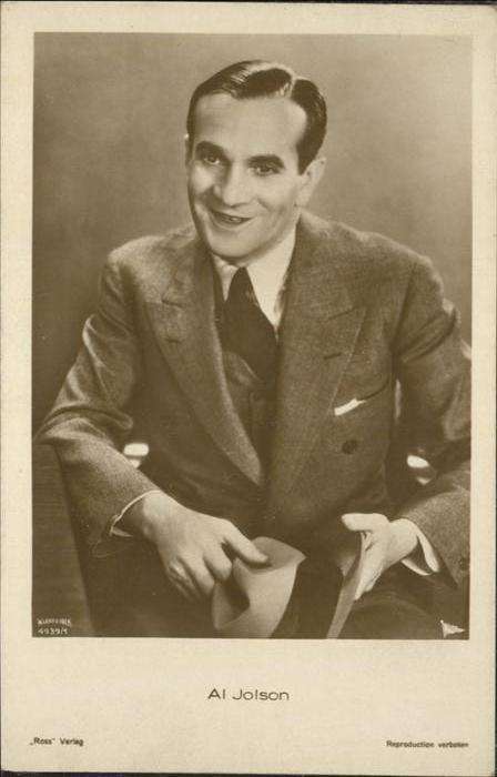 Verlag Ross Nr. Al Jolson 4939/1