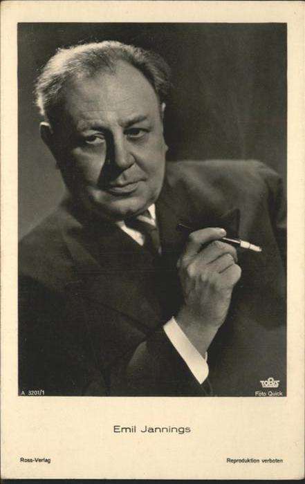 Verlag Ross Nr. Emil Jannings Zigarette A 3201/1
