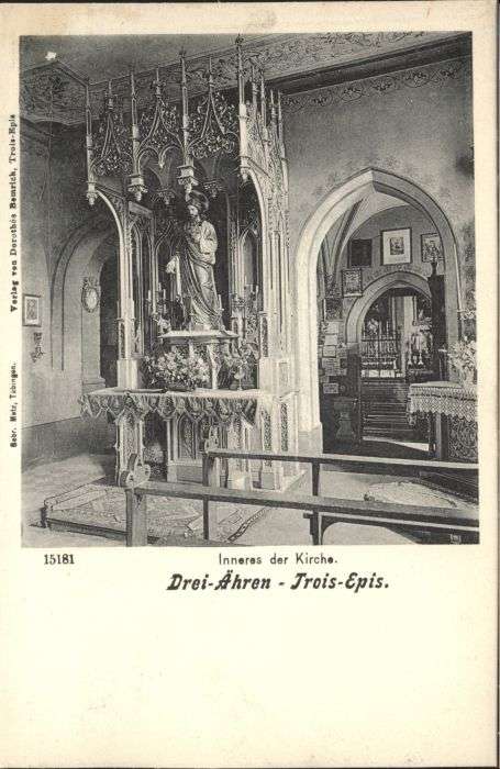 Drei-Aehren Trois-Epis Drei-Ähren Trois Epis Kirche