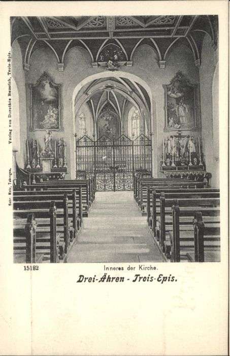 Drei-Aehren Trois-Epis Drei-Ähren Trois Epis Kirche
